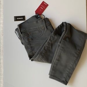 Never worn grey skinny jeans from Express
